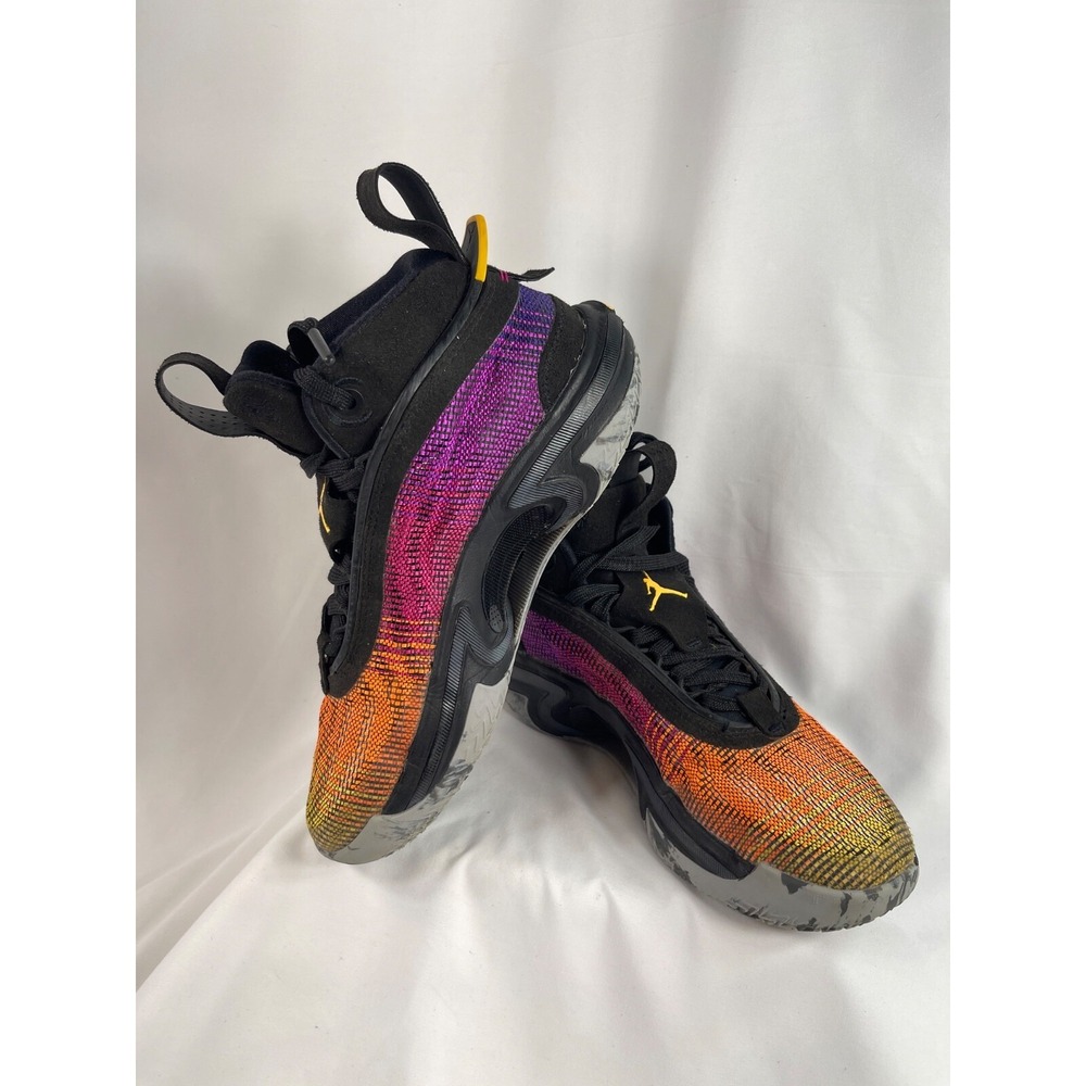 Air Jordan Nike Men's Size 5 Year of the Tiger 36 Black Orange Pink CZ2650-002